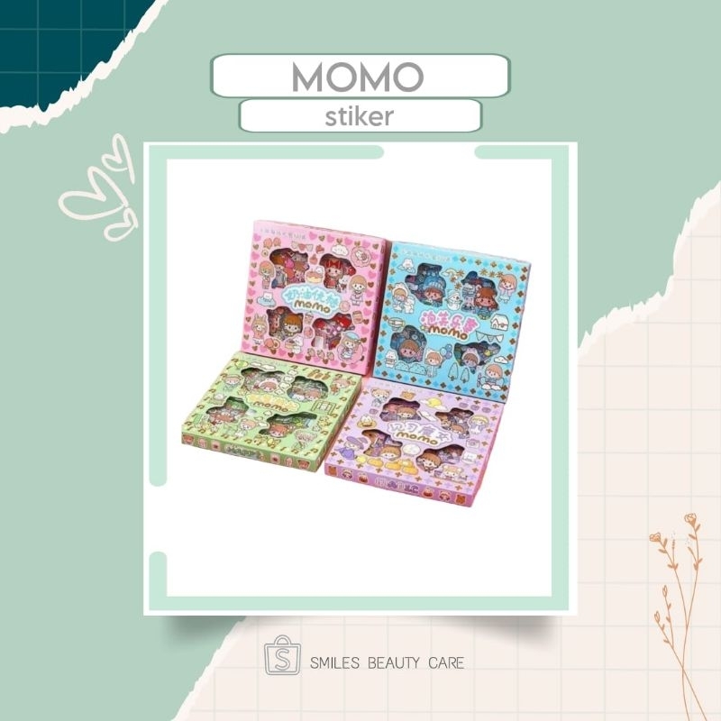 

stiker waterproof stiker momo botol minum tumblr viral per lembar/pcs