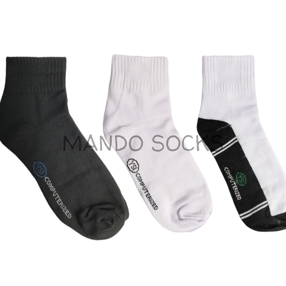 Murah Kaos kaki sport pendek polos jumbo, kaos kaki ysi computer