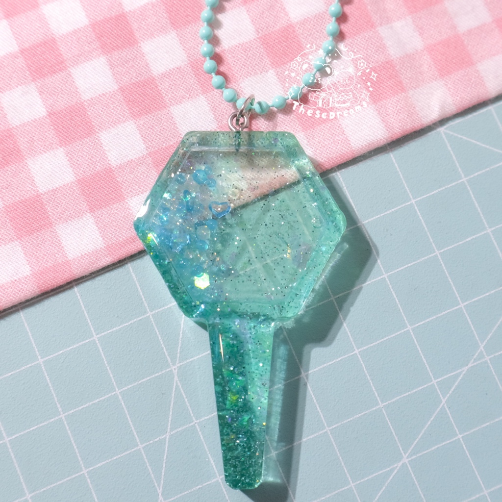 [READY STOCK] Mini Lighstick Resin EXO Keychain | Gantungan Kunci Resin EXO