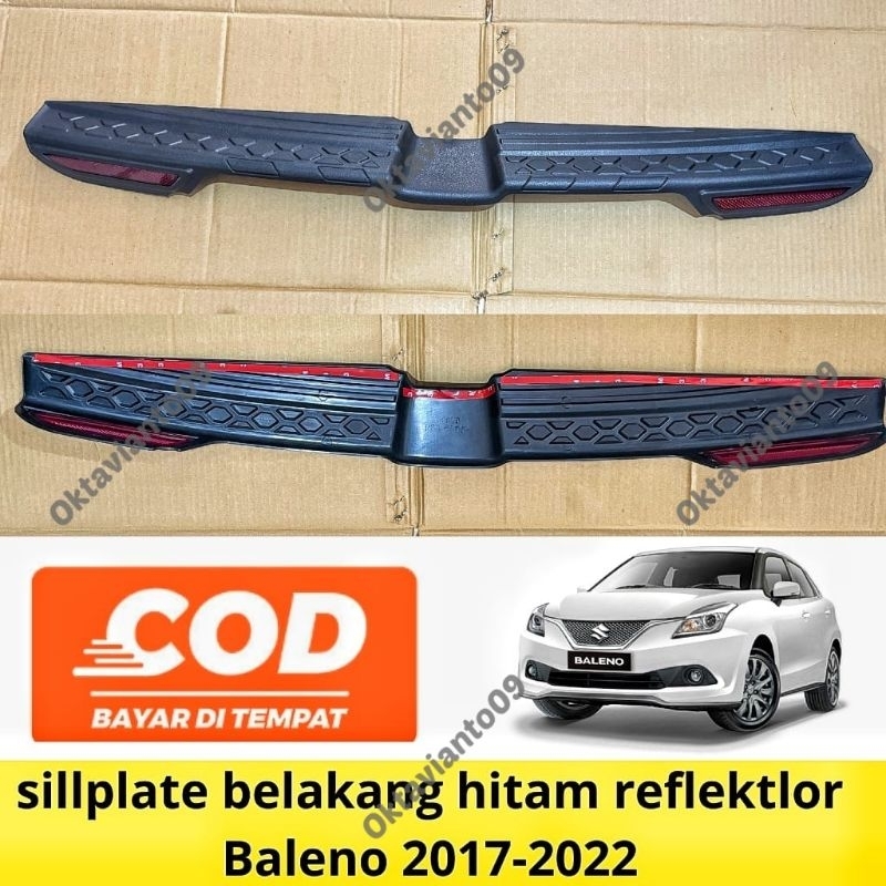 sillplate belakang Baleno Hatchback 2017 2018 2020 2022 exclusive