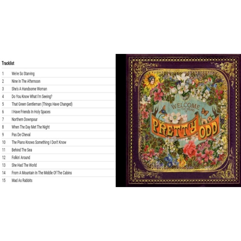 panic at the disco cd album pretty odd 2008