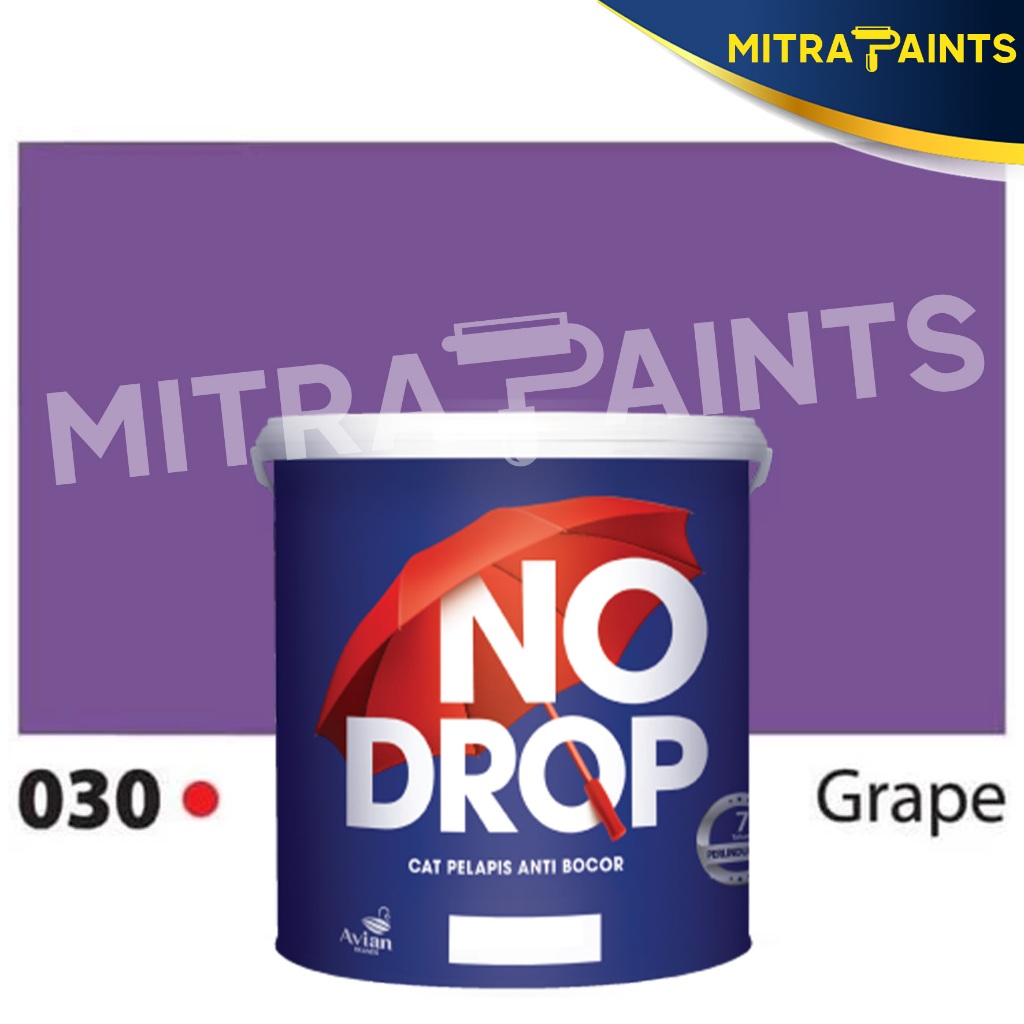 NO DROP TINTING 4 KG WARNA GRAPE 030 / CAT TEMBOK WATERPROOF ANTI BOCOR