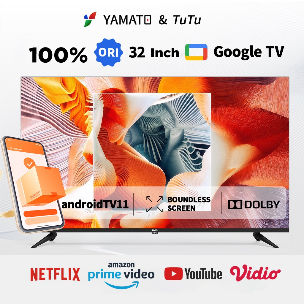 tutu 32 inch LED TV  digital 32 inch smart tv  32 inch  Dolby Audio tv led