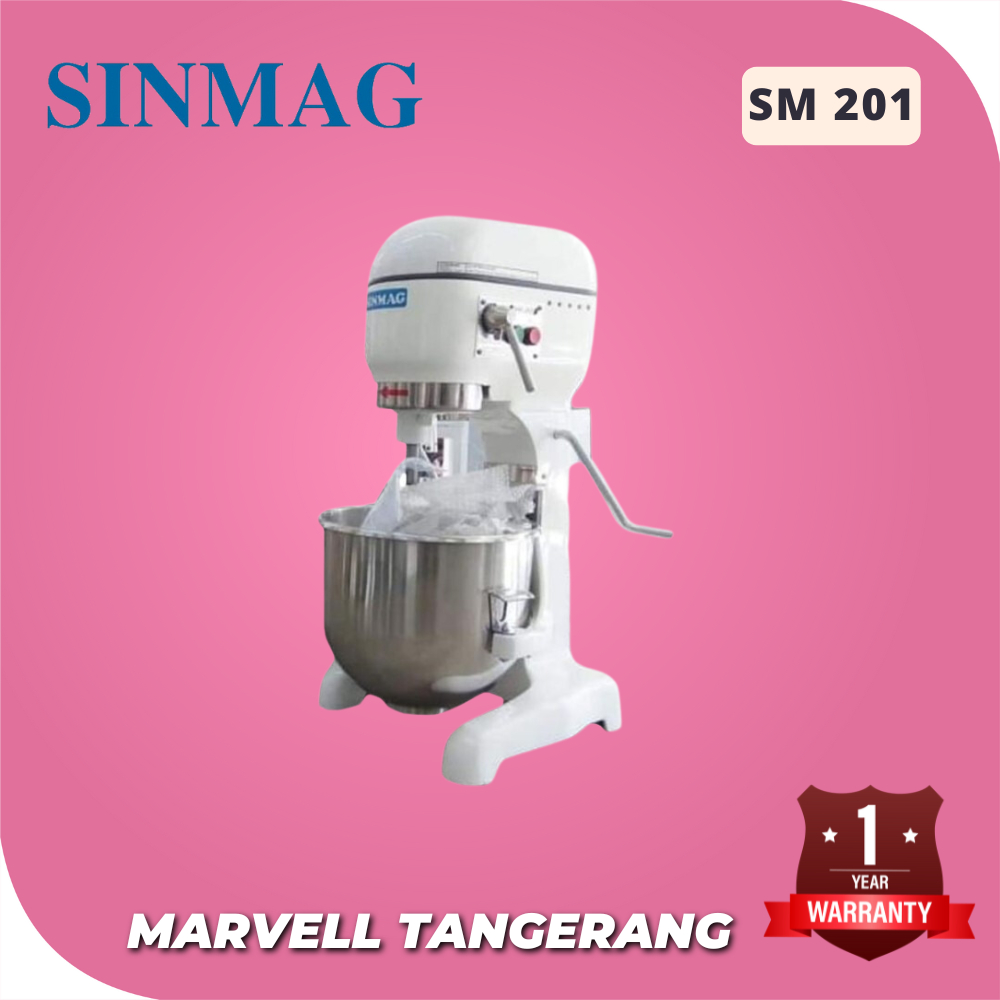 SINMAG SM 201 Planetary Mixer Adonan Roti Kapasitas 20 Liter