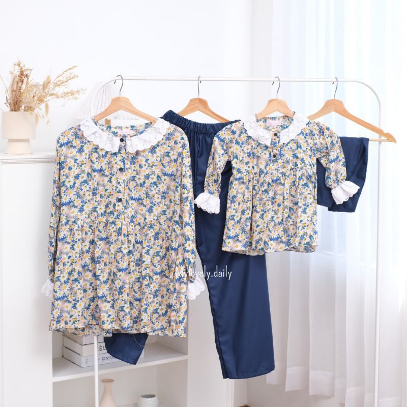 one set couple ibu anak Laura lacey set