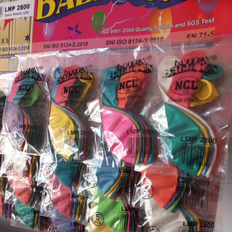 Balon Latex NCL 5 PCS