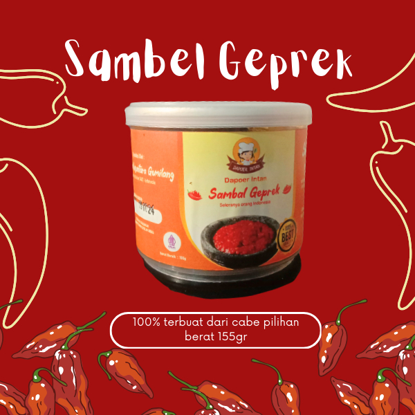 

Dapoer Intan Sambal Geprek 155gr