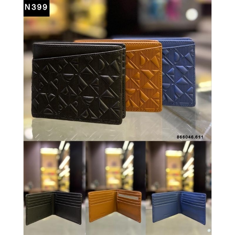 Dompet pria Bonia Original leather embos