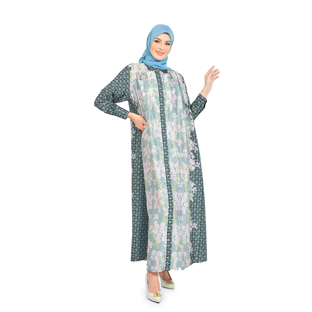 Nada Puspita - Viola Pleated Shirt Dress - Teal