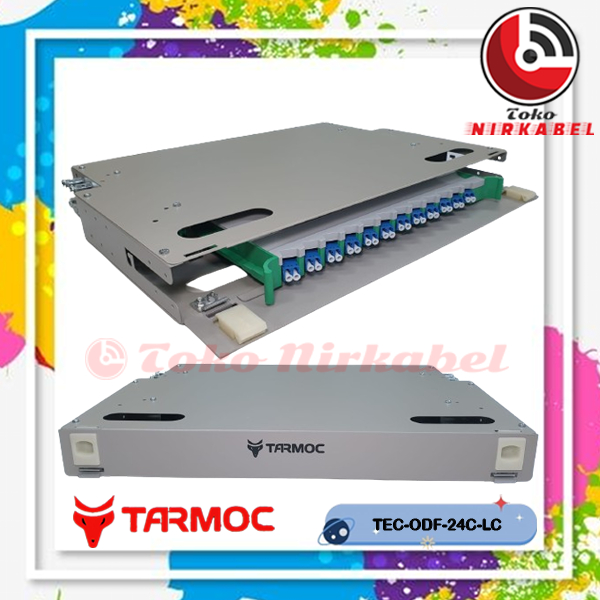 Fiber Optic ODF/OTB 24 Core LC Lengkap Rackmount | ODF 24C LC