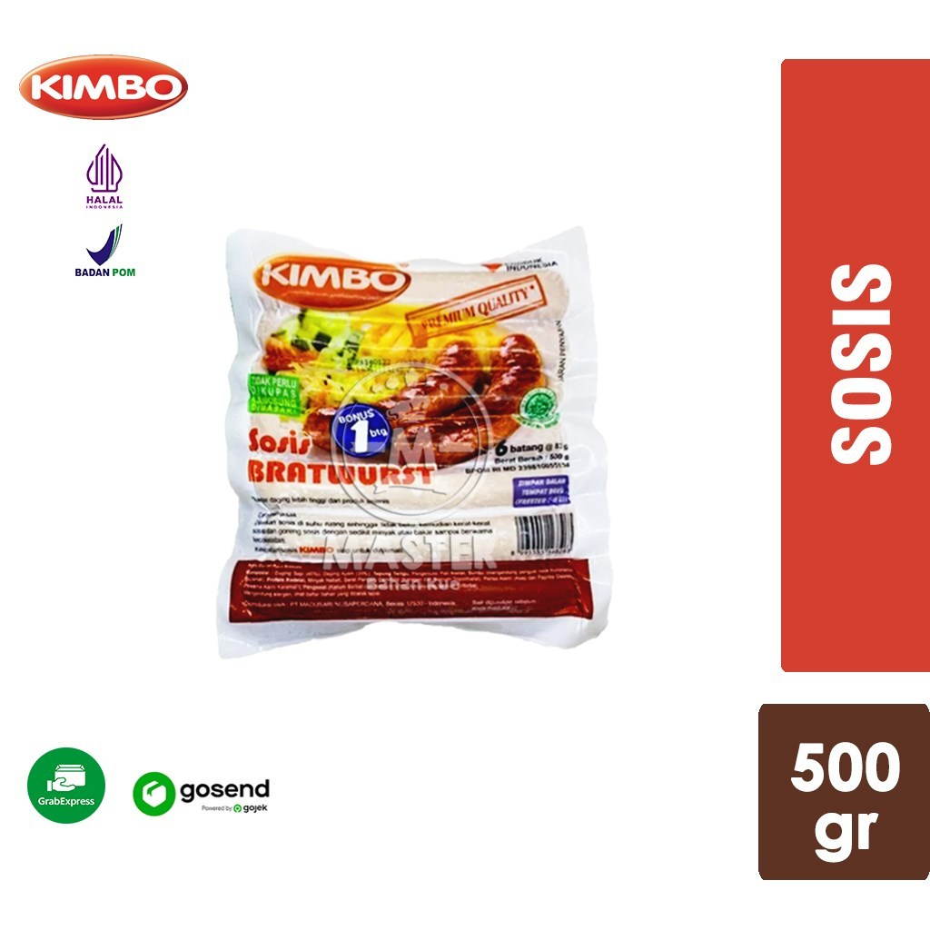 

Sosis Sapi Bratwurst KIMBO Original 500gr isi 6 [KHUSUS INSTANT]