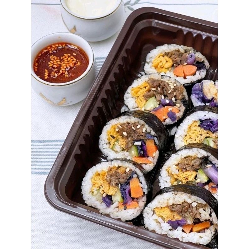 

Kimbab Original Kimbab Chicken Korean Bbq Kimbab Beef Bulgogi