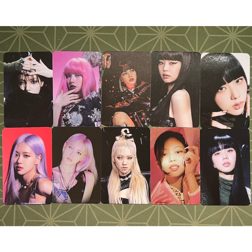 BLACKPINK PHOTOCARD PC OFFICIAL ORIGINAL YG ENTERTAINMENT BLACK PINK EXHIBITION JENNIE JISOO LISA RO