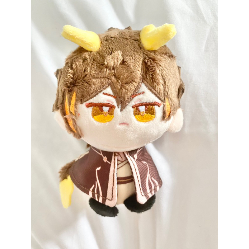 zhongli plushie genshin impact plush keychain rex lapis morax