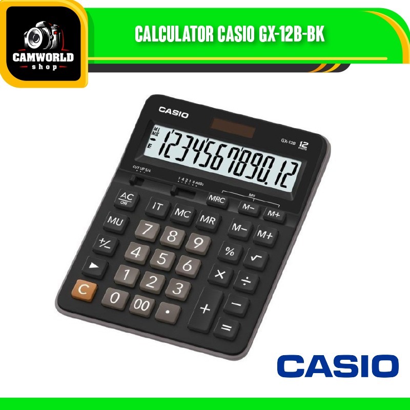 

Calculator Casio GX-12B-BK Kalkulator Casio GX-12B