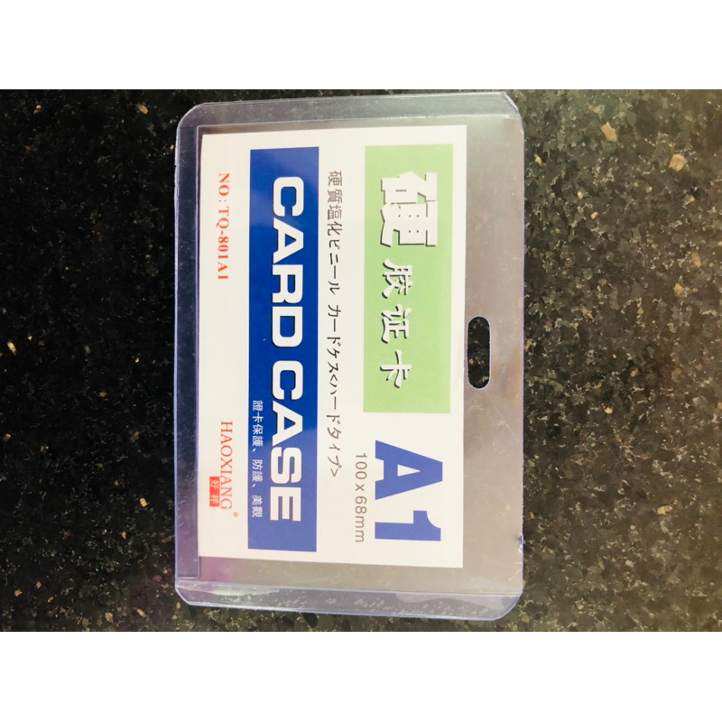 

Card Case/ID card Plastik Transparant isi 20/A1/A2/A3/B1/B2/B3/B4
