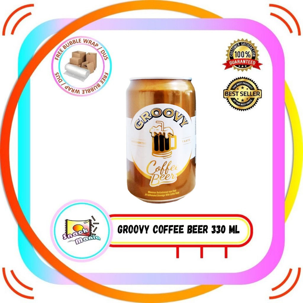 

Groovy Coffee Beer Soda Kopi Bir Drink 330 ml Kaleng Can