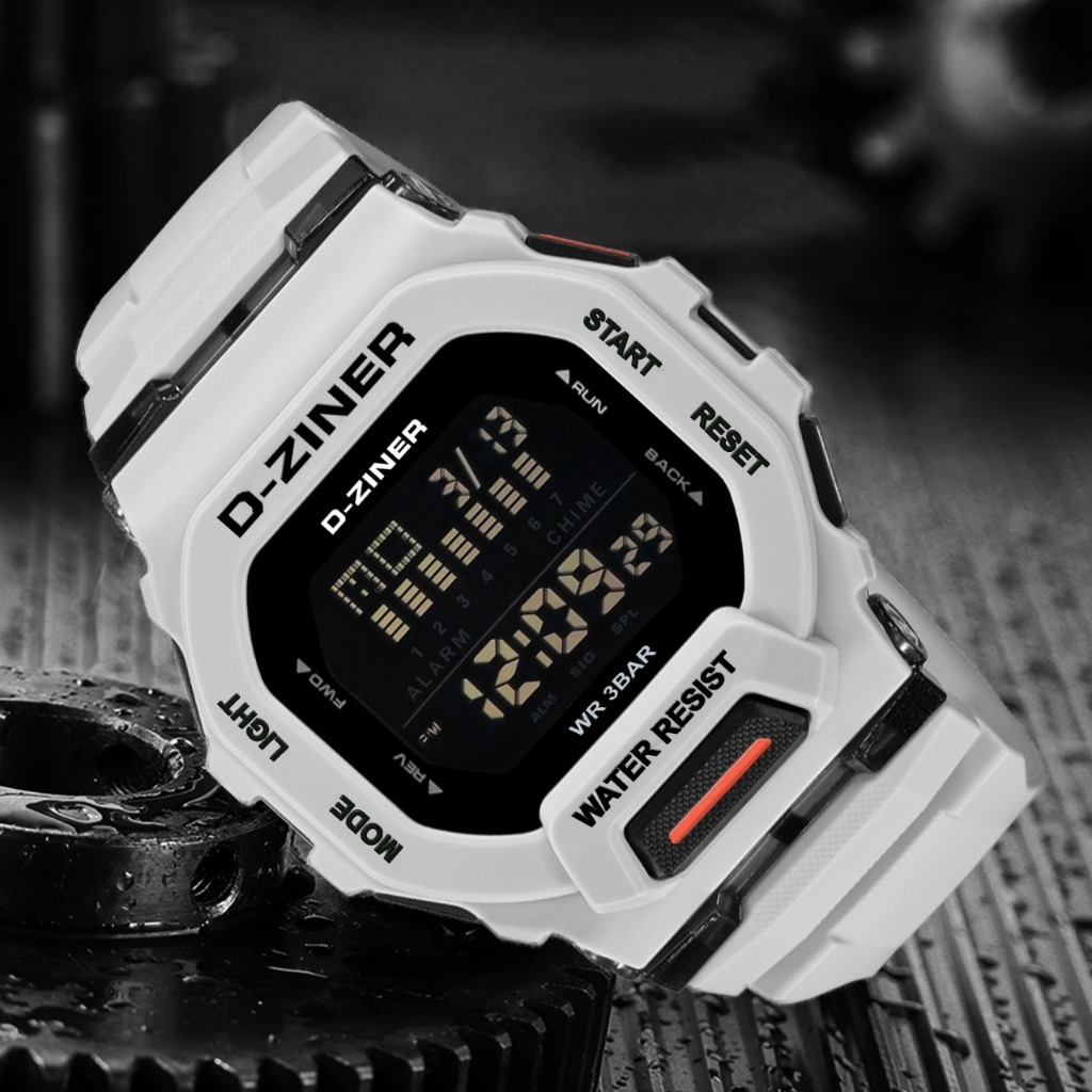 JAM TANGAN PRIA DZINER 8318 D-ZINER 8318 ORIGINAL ANTI AIR