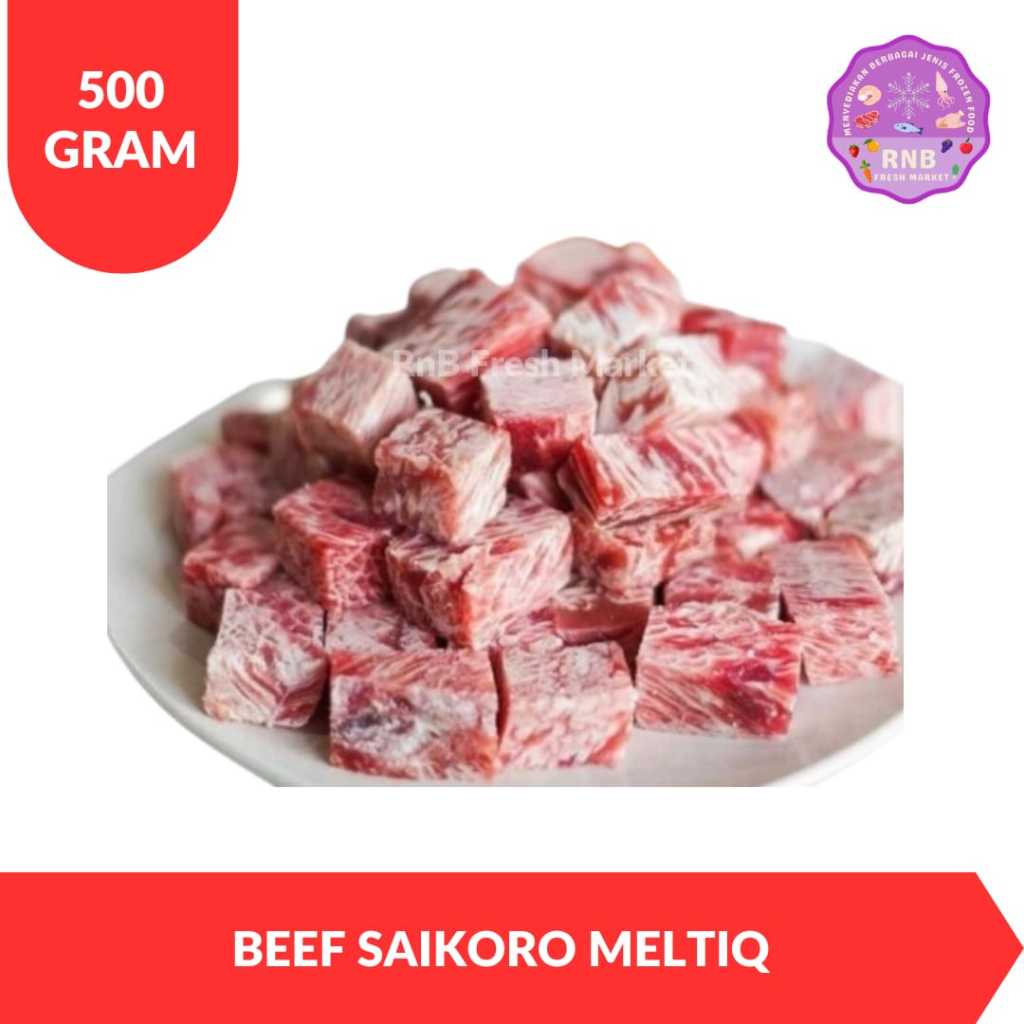 

Beef Saikoro Meltiq Netto 500 Gram