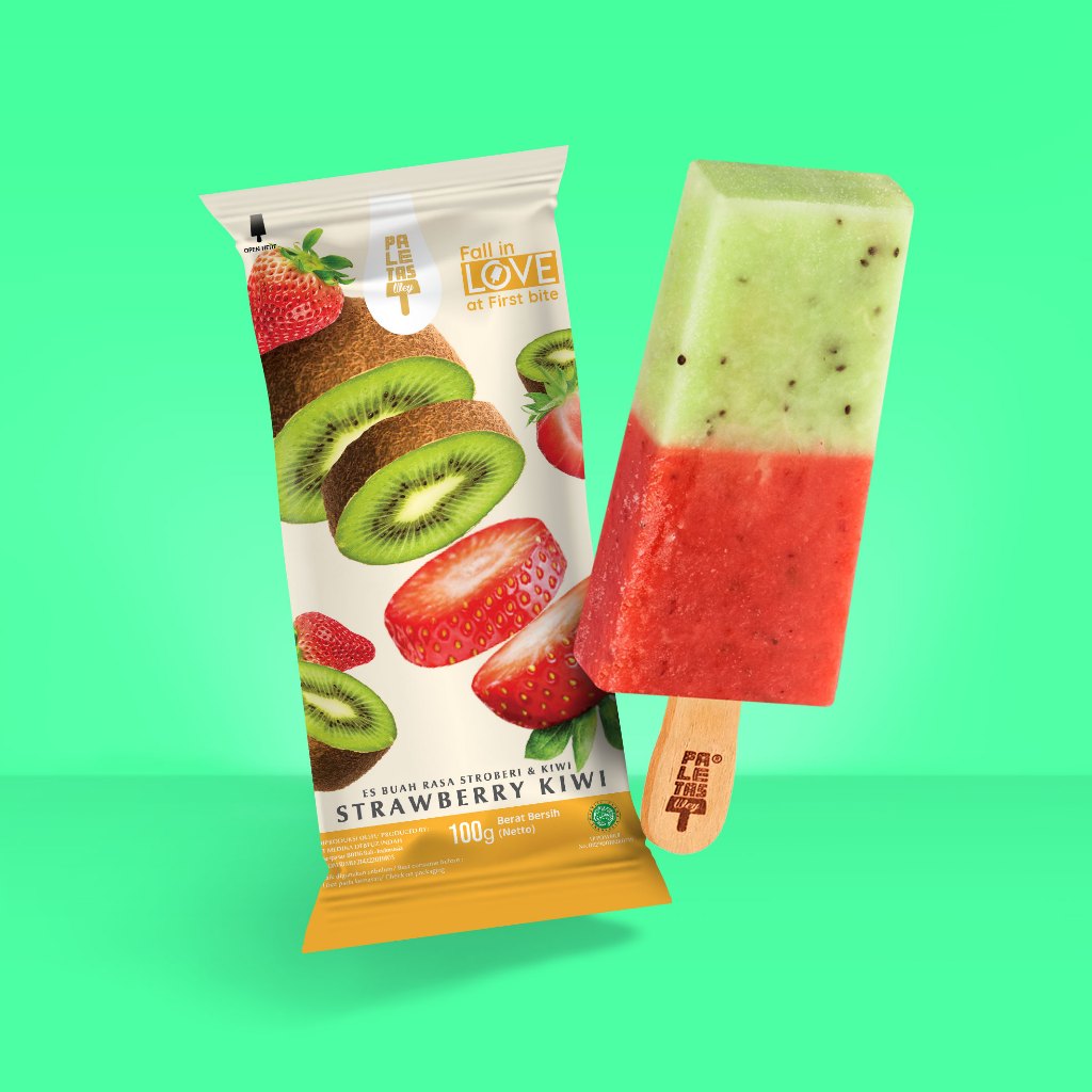 

Es Krim Paletas Wey Premium Strawbertry Kiwi