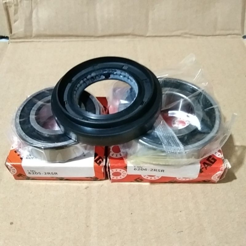 Bering set FAG 6205/6206 tutup karet mesin cuci LG 14 kg