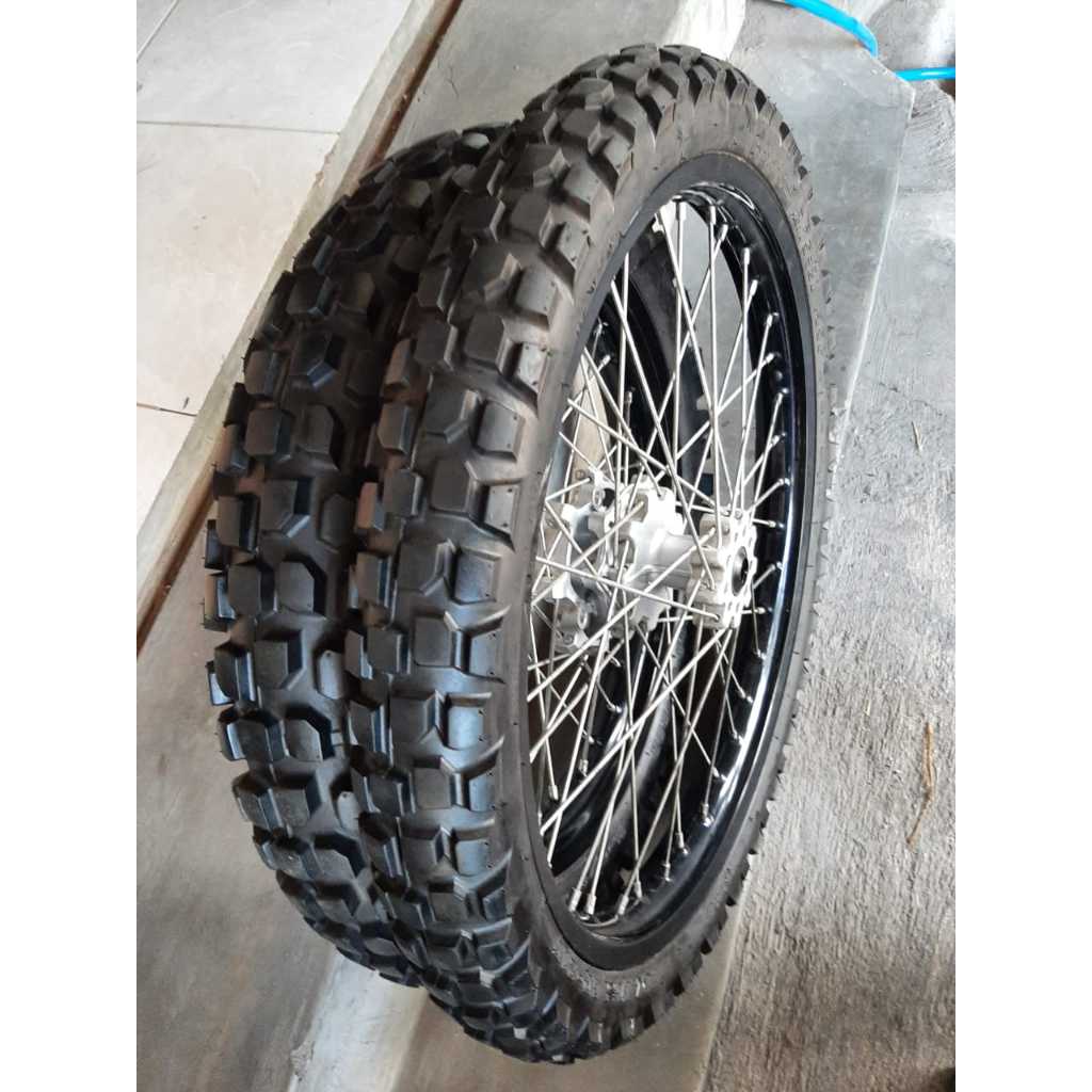 Roda Ori CRF 18 21 Ban Tebal Wheelset original Honda CRF150L Ring 18/21