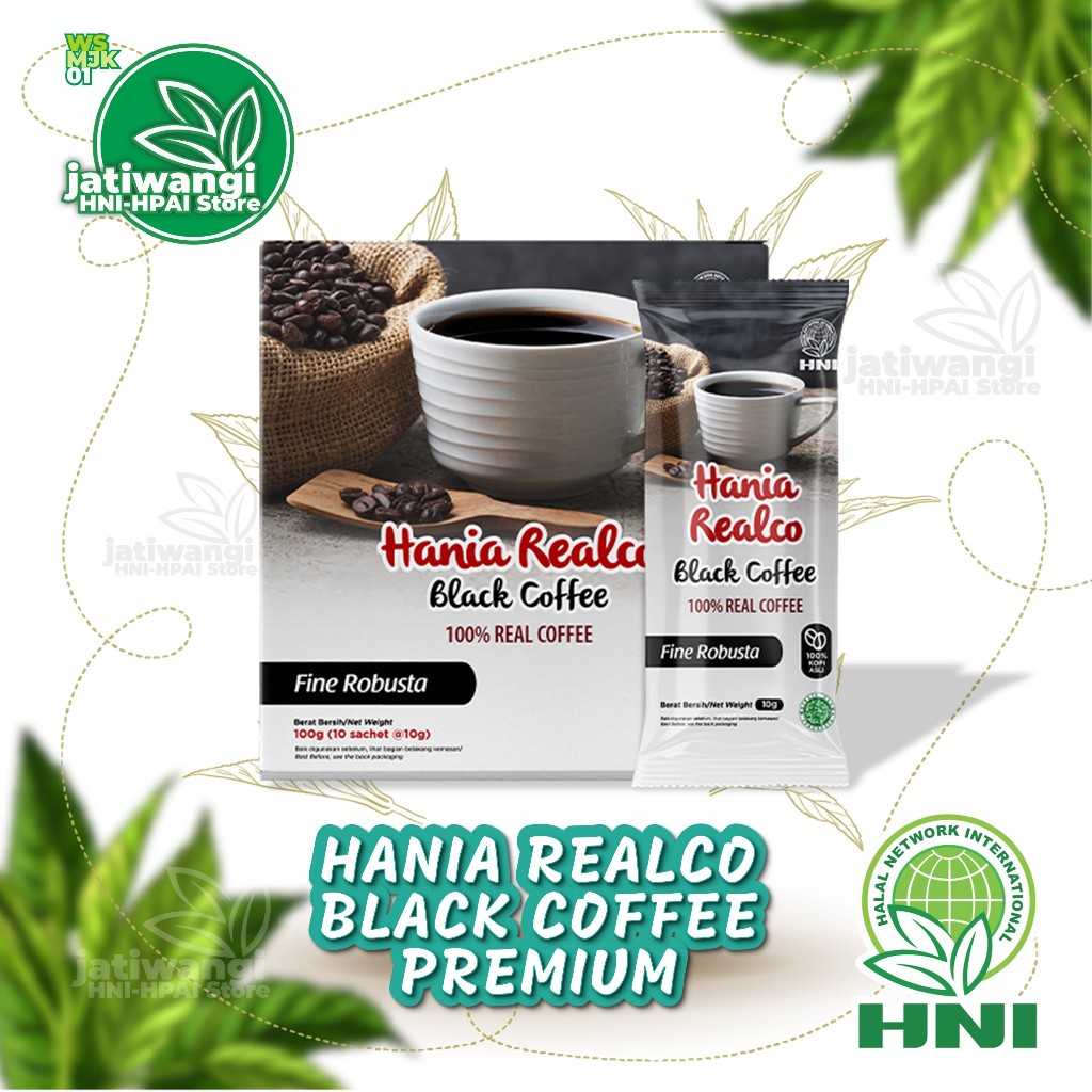 

Hania Realco Black Coffe HNI-HPAI || 100% Asli Kopi Robusta Yang Mampu Membantu menurunkan berat badan