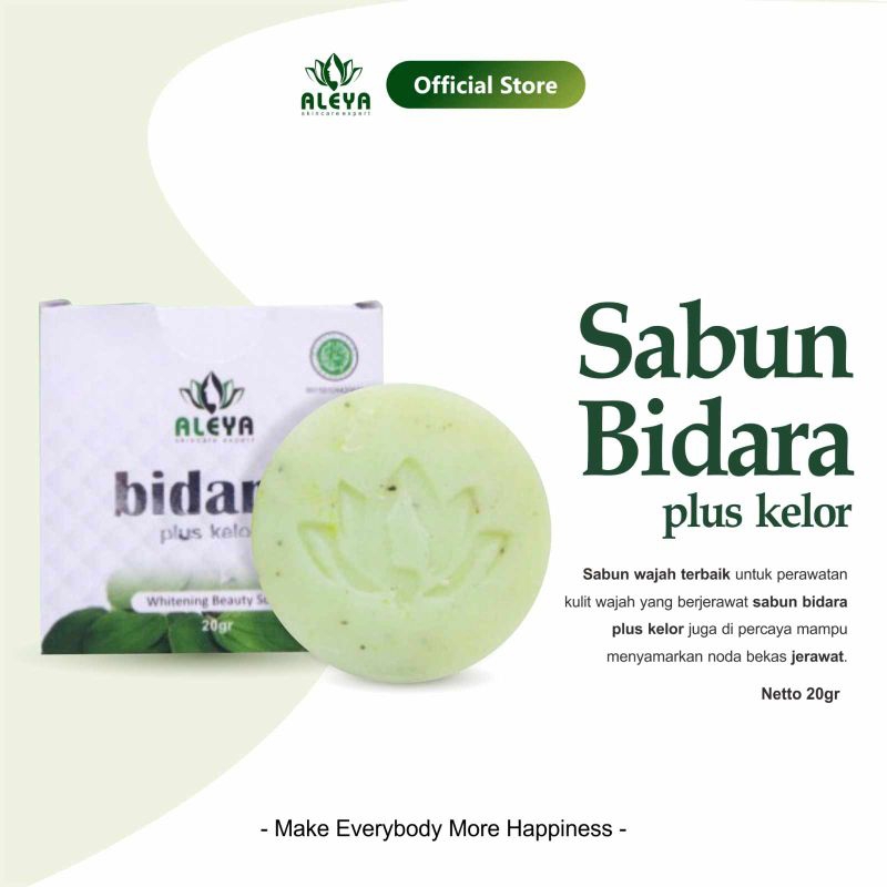 Sabun Bidara ALEYA/Sabun Jerawat/Sabun Pemutih Wajah Alami BPOM Halal 100%