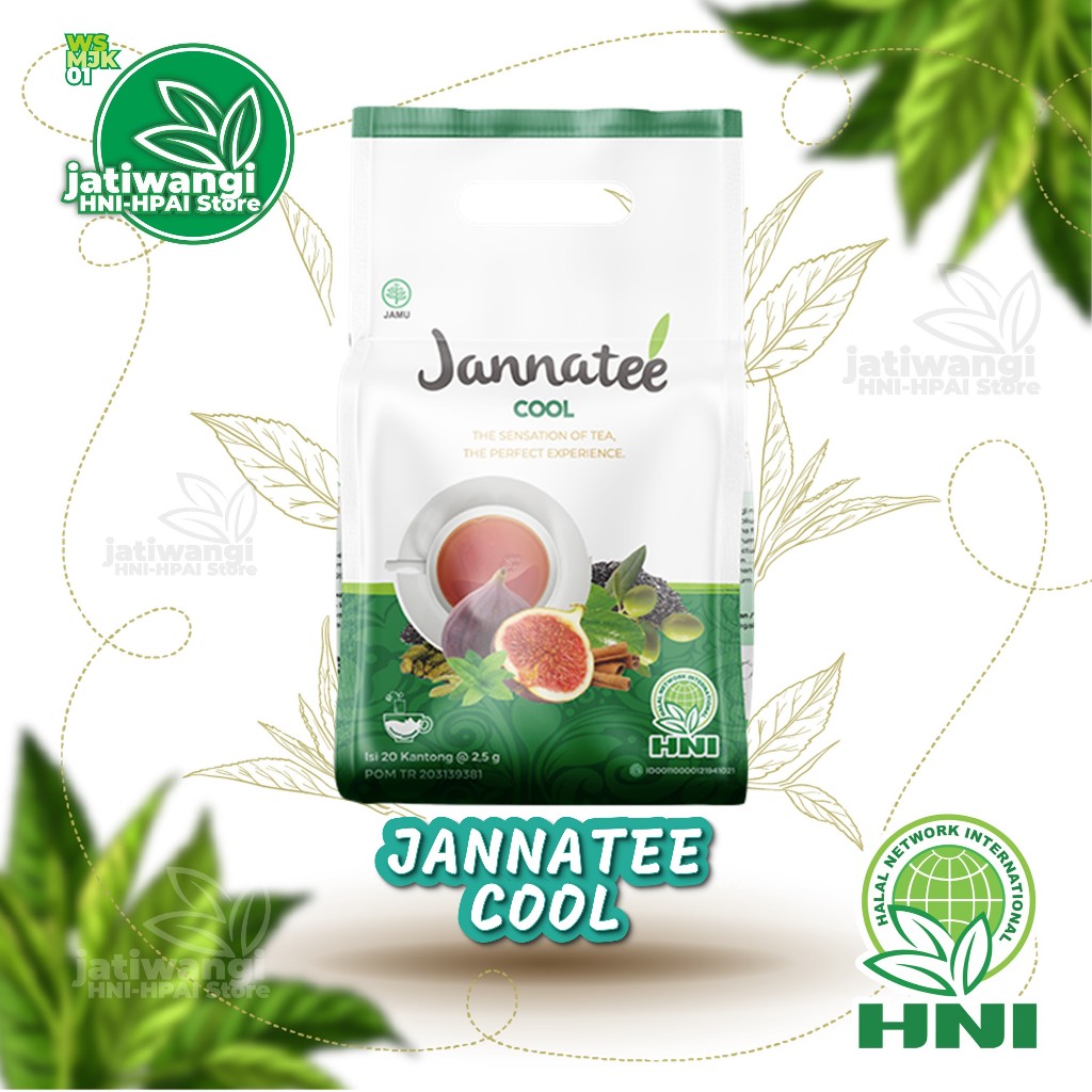 

JANNATEA COOL [HNI HPAI] Teh herbal Teh Daun Bidara Daun Zaitun Kapulaga Mengurangi Kolesterol | ORIGINAL