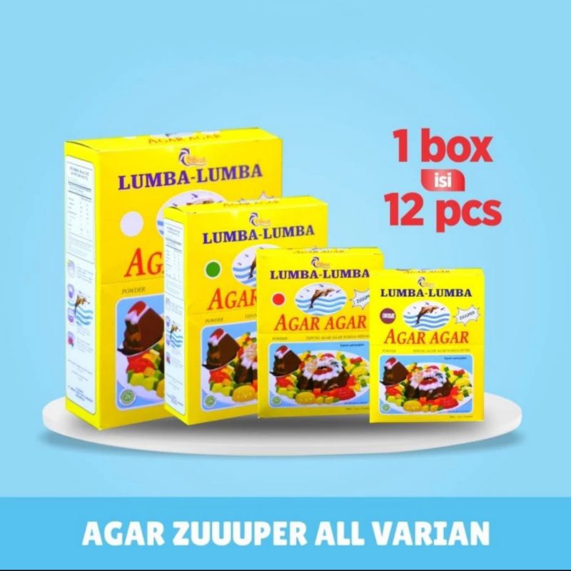 

ETHOZ Lumba Lumba Zuuuper / Super Agar Agar Powder 1 Box ( 12 Pcs )