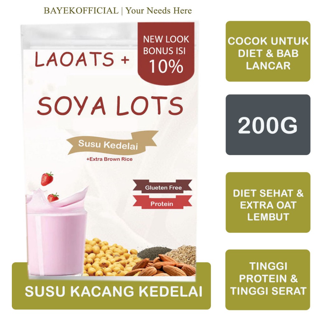 

Susu Protein Tinggi Whey Protein Kedelai Susu Bubuk Oat Milk Susu Bubuk Kedelai Murni Laoats