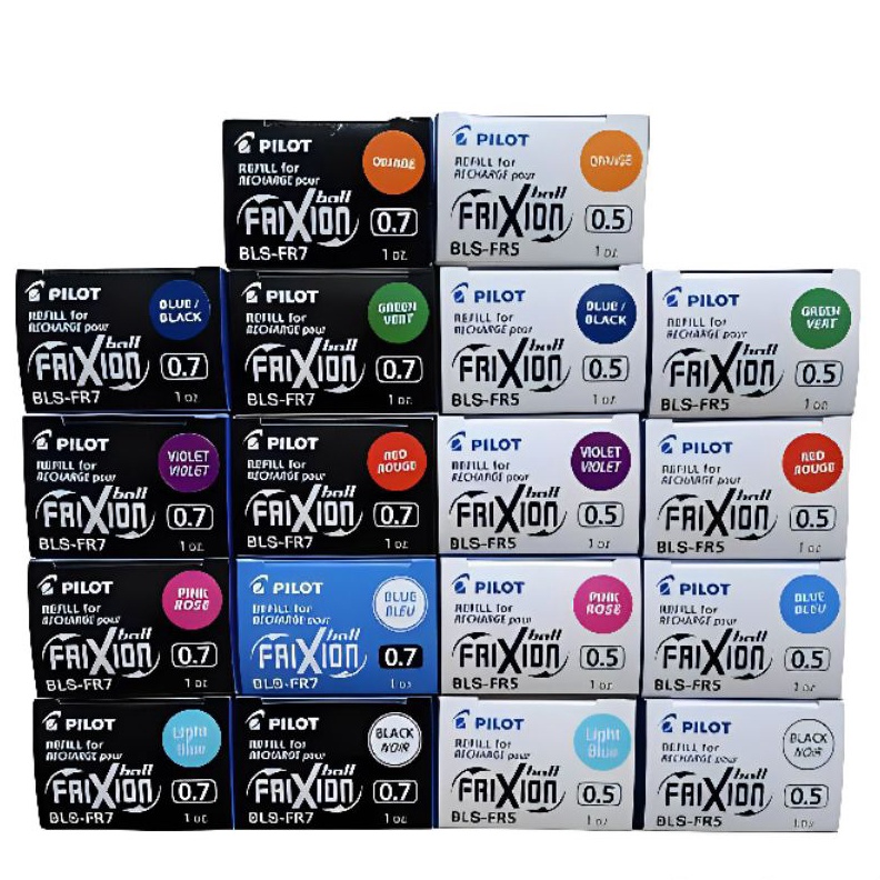 

MALL REFILL ISI FRIXION CLICKER BALL PILOT 0.5/0.7 (1PAK/12PCS) buruan
