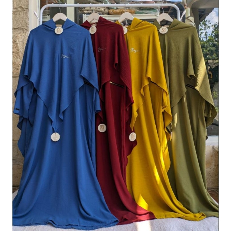ABAYA AYESHA BUGIO |GAMIS POLOS SYARI CRINCLE