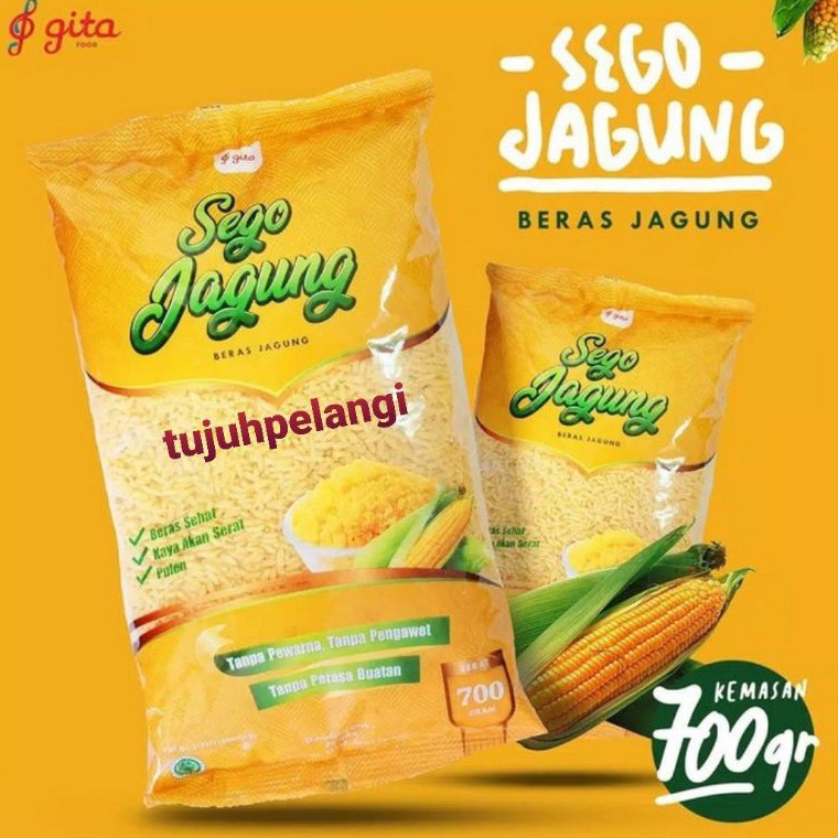 

GQLD5960 Terbaru Sego Jagung Nasi Jagung Beras Jagung 700 Gram