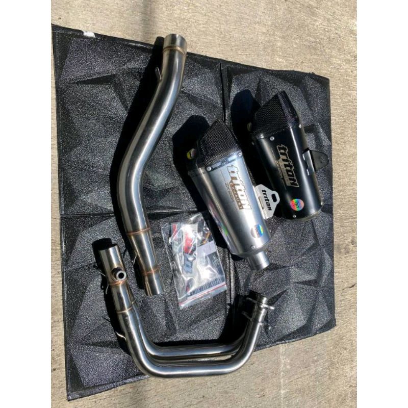 Knalpot Racing CBR250 R25 Z250 Ninja 250 Original Triton Exhaust Type Neuro Full System