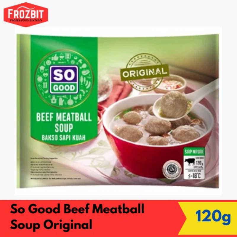 

SO GOOD BEEF MEATBALL SOUP 120gr