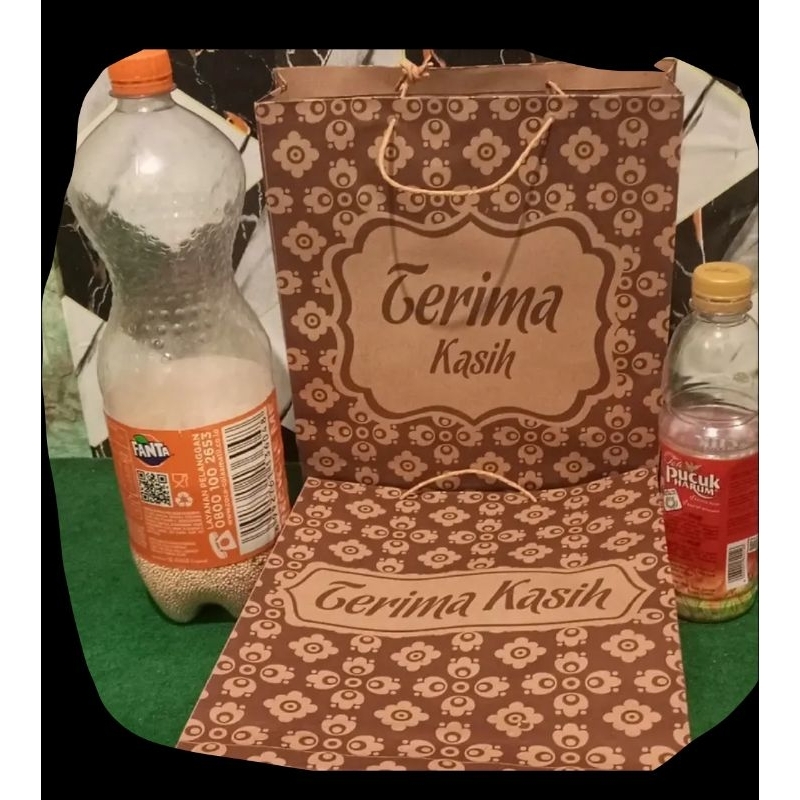 

100PCS PAPERBAG BESAR UKURAN 26X20X6