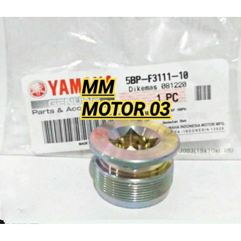 BOLT BAUT AS SHOCK DEPAN SCORPIO VIXION YAMAHA ORIGINAL YGP