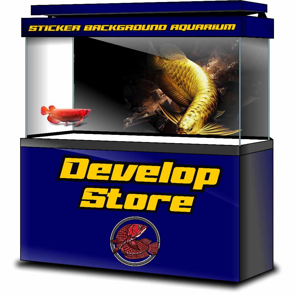 STICKER AQUARIUM, STICKER KACA AQUARIUM, WALLPAPER AQUARIUM, STIKER BACAKGROUND AQASCAPE, BACKGROUND