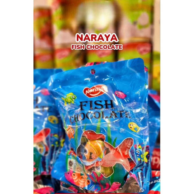 

NARAYA FISH CHOCOLATE 90GR | COKLAT IKAN IMPORT CHINA HALAL MURAH