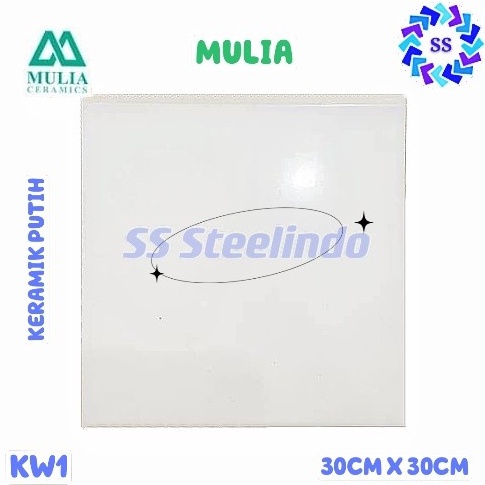 Terbatas.. KERAMIK LANTAI PUTIH 30X30 MULIA KW1 EE0