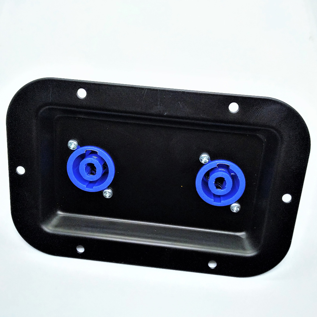 Panel Speakon Besi + Soket Spikon Female