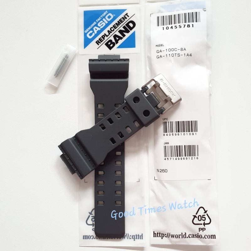 STRAP G-SHOCK GA-100C-8A GA-110TS-1A4 GA 100C GA 110TS GA 100 GA 110 CASIO ORIGINAL