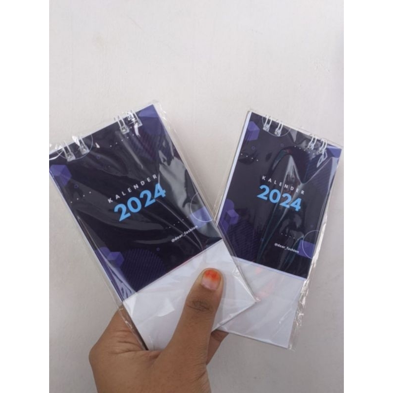 

kalender 2024 desktop minimalis kreatif in mini kalender meja kecil kalender catatan portabel siswa kecil