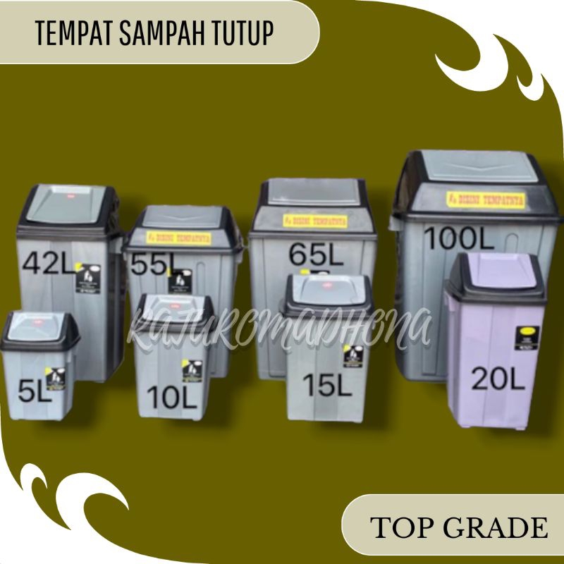 MPW PRODUCT - TEMPAT SAMPAH MPW / TEMPAT SAMPAH TUTUP / TEMPAT SAMPAH SILVER / TONG SAMPAH