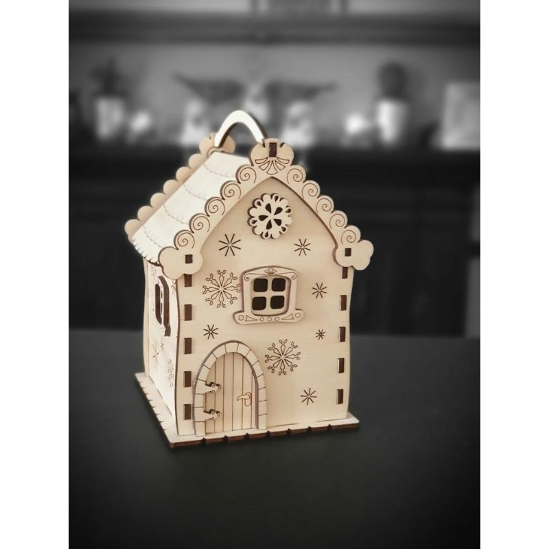 023 miniatur rumah kayu unik keren mewah elegan classic aesthetic cocok untuk kado atau hiasan rumah