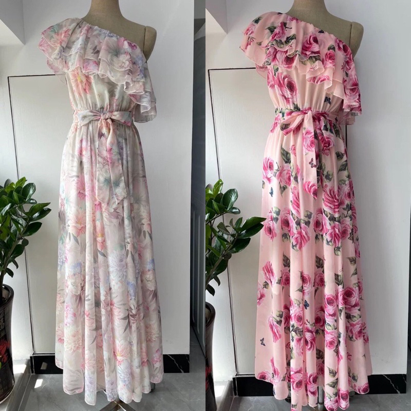 [Ijuf] Rosie maxi dress flower bunga import bangkok BKK