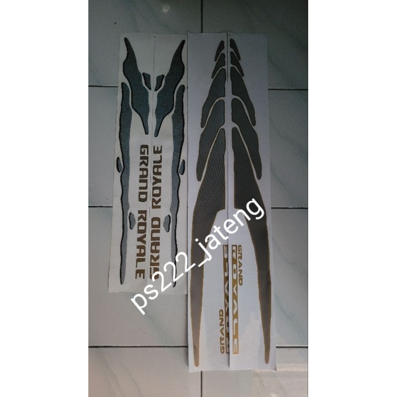stiker lis body panther  grand royale lama/ stiker lis body  panther grand royale baru