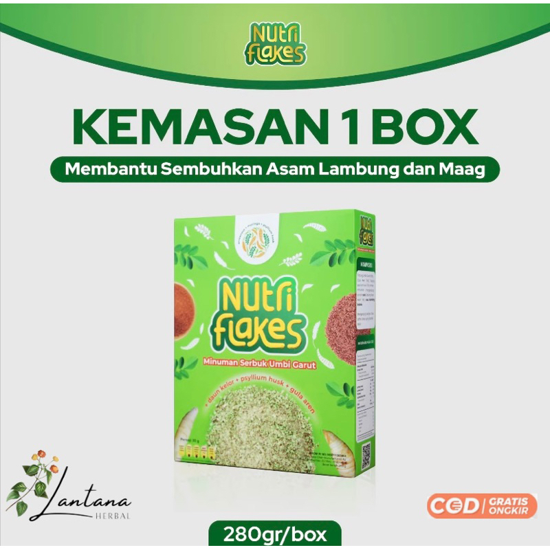 

NUTRIFLAKES Sereal Sehat Solusi Masalah Pencernaan