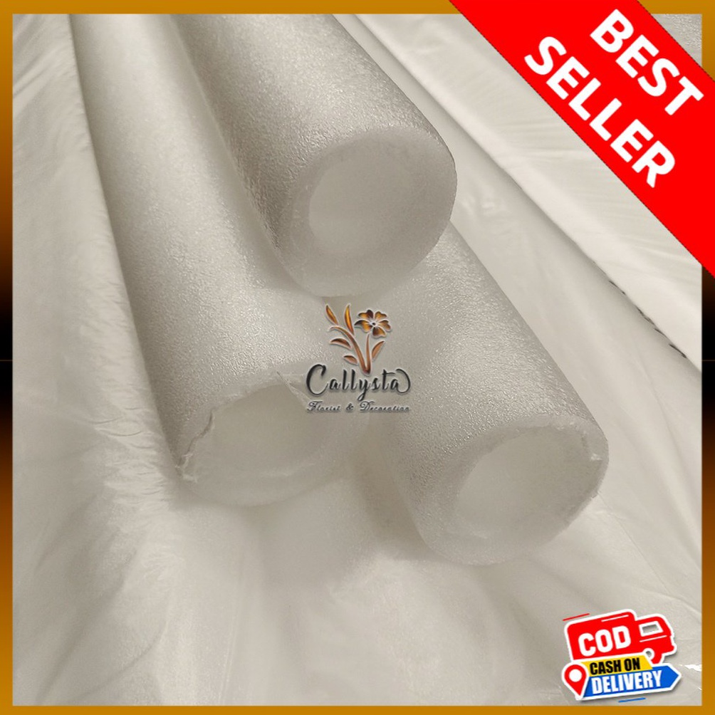 

Diskon Foam Busa warna putih Bulat 2 meter Foam Busa Elastis untuk bunga Floral kering dekorasi lamaran dan untuk bunga hias artificial Premium B0S